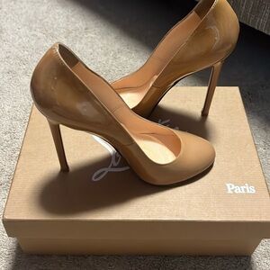 Christian Louboutin nude heels